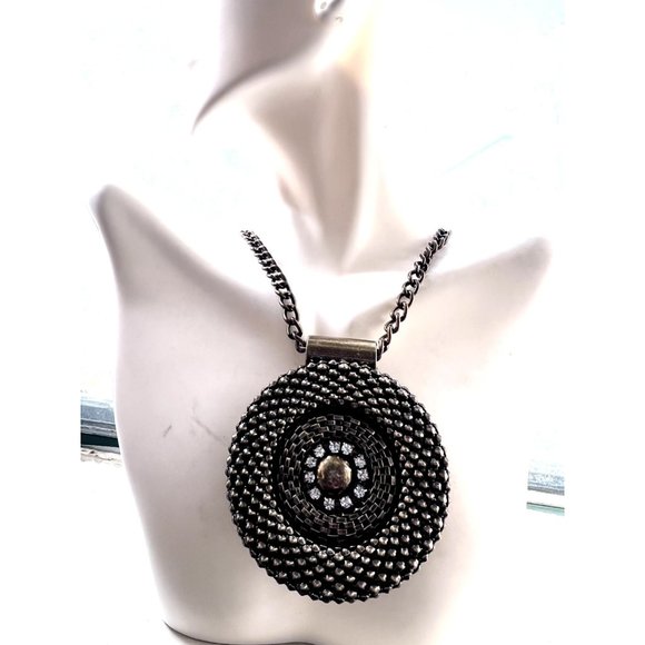 Gold Color MEDALION TOPAKI Pendant Necklace - Picture 3 of 3